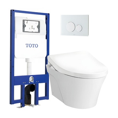 Bồn Cầu TOTO CW822RA#W TCW1211A#NW1 WH172A MB176G#WH Nắp Rửa Cơ Treo Tường